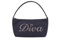 GOD'S FAVOURITE Rhinestone Denim Shoulder Bag（副本）