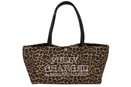 FULLY CHARGED & FEELING MYSELF Rhinestone Shoulder Bag